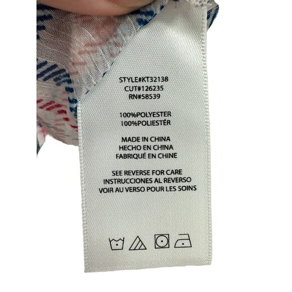 Kut from the Kloth Tops Shirts Womens Medium Plaid Button Up Semi Sheer - Picture 9 of 10